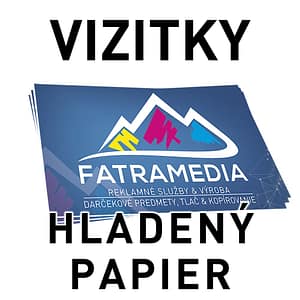 Tlač vizitiek na hladený papier | FatraMedia Ružomberok