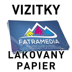 Tlač vizitiek na natieranom papiery | FatraMedia Ružomberok