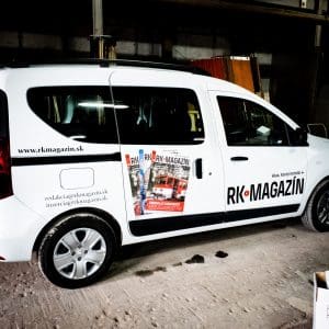 Reklamný polep vozidiel a áut | reklamné polepy | FatraMedia Ružomberok